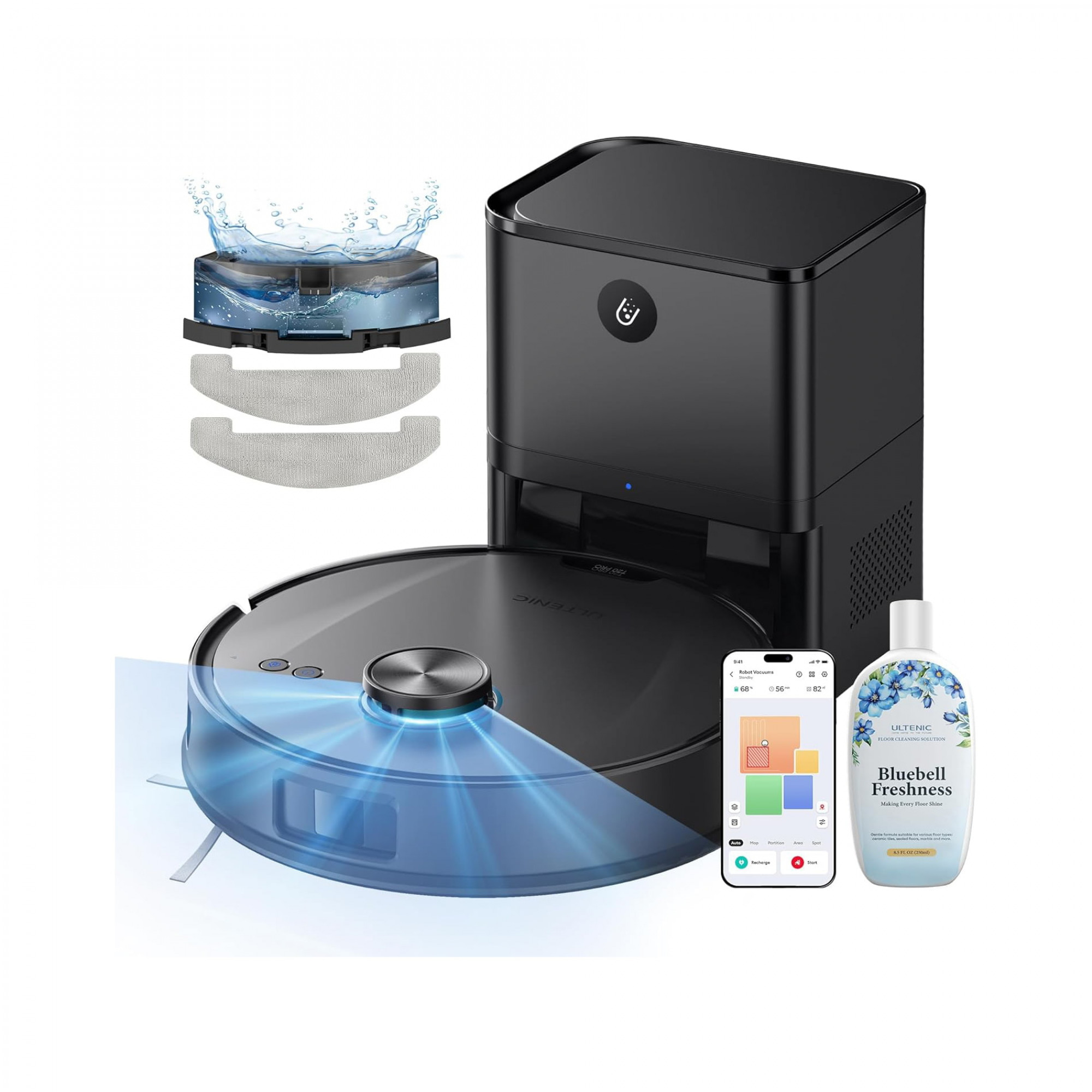 Робот-пилосос Ultenic T20 Pro з функцією миття підлоги